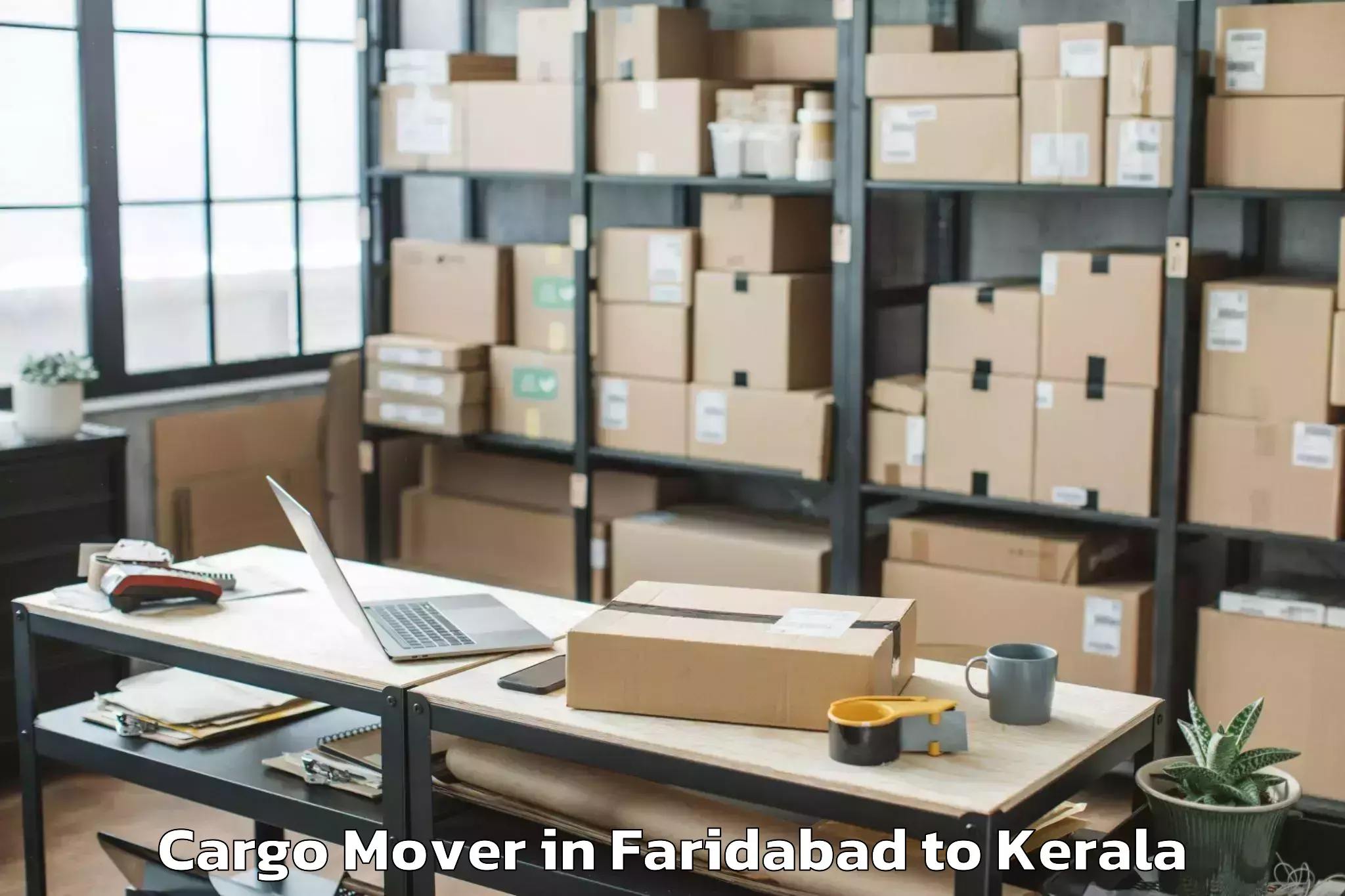 Easy Faridabad to Pandikkad Cargo Mover Booking